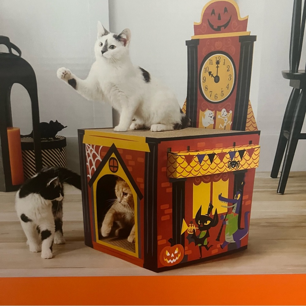 Target Hyde and EEK! Boutique Cat Scratcher - Orange and Black - Picture 2 of 4
